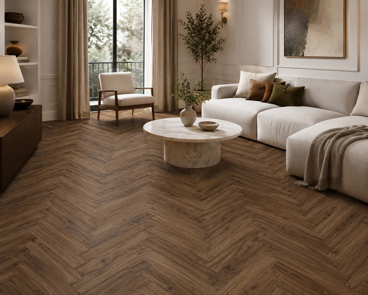 Polar SPC Herringbone - Antique