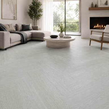 Polar SPC Herringbone - White Wash