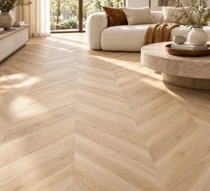 Richmond SPC Chevron flooring