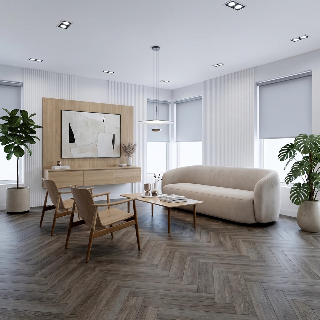 Polar SPC Herringbone - Chestnut