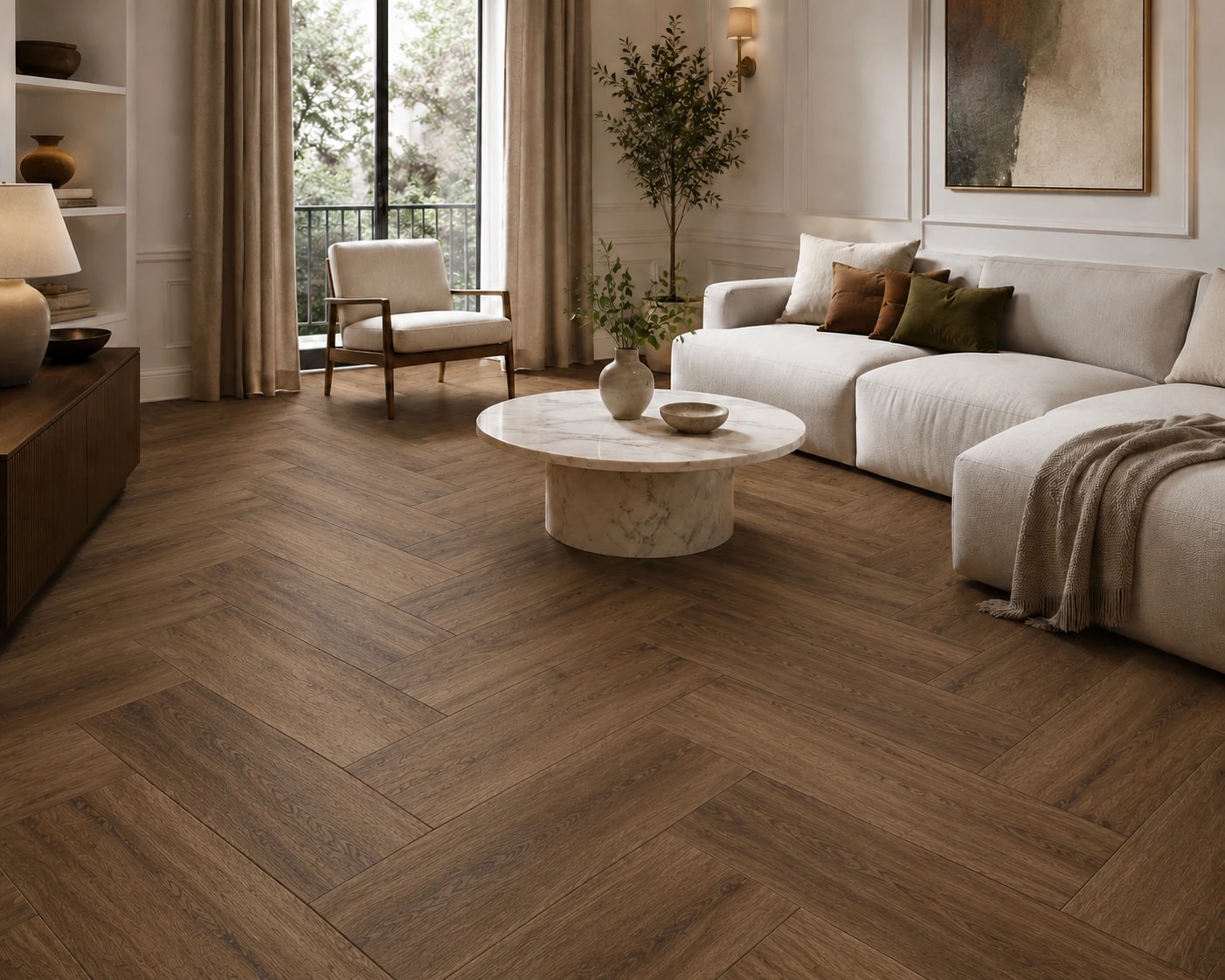 Polar SPC Herringbone - Antique