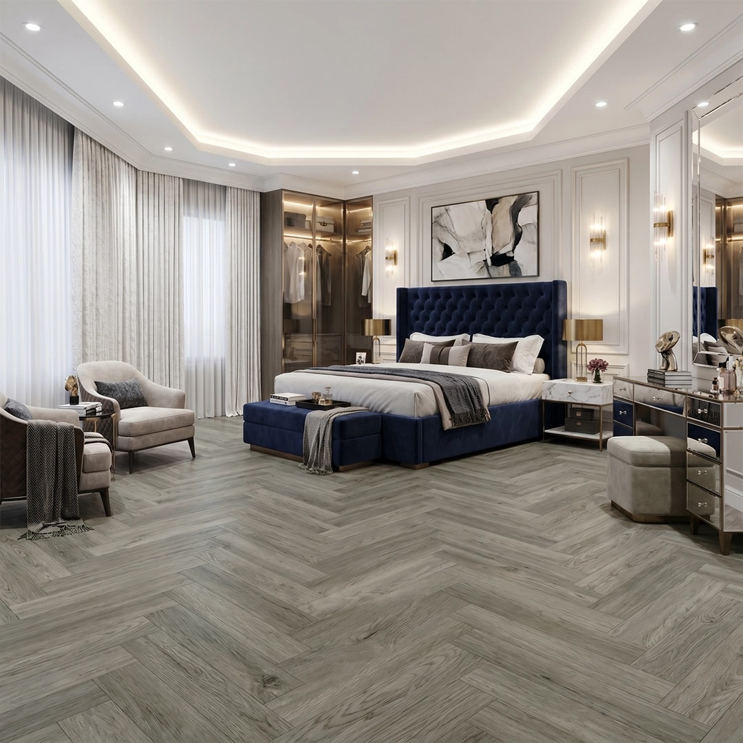 Richmond SPC Herringbone - Forest
