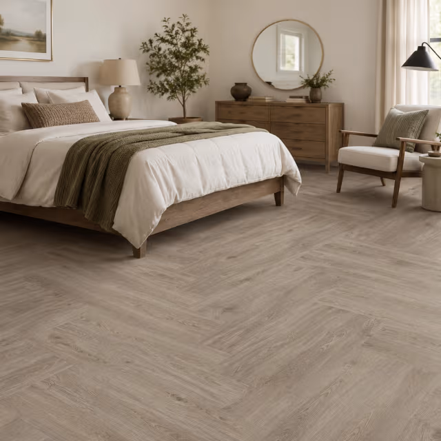 Richmond SPC Herringbone - Cappuccino